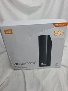 WD Elements 20TB USB 3.0 3.5" Desktop External Hard Drive (ALL) - Photo 1/9