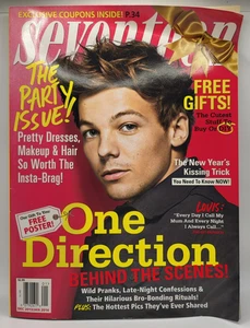 Seventeen Magazine Dec 2013/ Jan 2014 One Direction Louis Cover - Picture 1 of 3