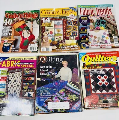 Lot Of 26 Mixed Quilting Magazines BH&G, Quilters World, Etc. - Image 1 of 4