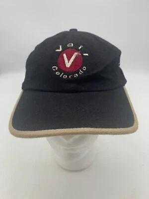 Vail Snow Ski Resort Colorado Adjustable Hat Embroidered Big V and Spell Out - Image 1 of 4