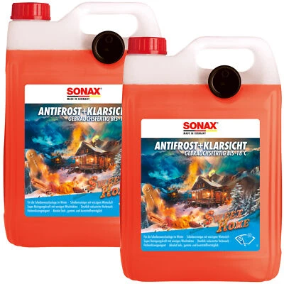 Sonax Scheibenreiniger Frostschutz 2x5L AntiFrost&KlarSicht Sweet Home Lebkuchen - Bild 1 von 2