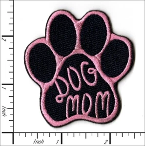 30 Pcs Embroidered Iron on patches Dog Mom Dog Palm 57x65mm AP039dM - Picture 1 of 2