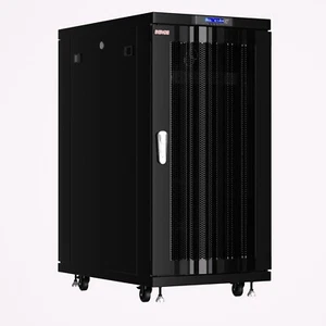 27U 32 Inch Depth Server Rack Cabinet Network It Enclosure Vented Mesh Doors - Picture 1 of 12