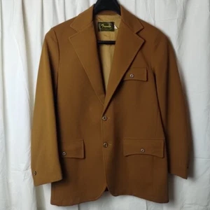 Chaqueta Blazer California Trends Western Sportswear of LA Marrón Mostaza Para Hombres 40 - Imagen 1 de 20