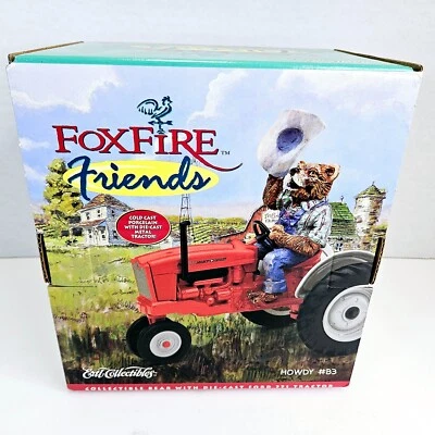 Foxfire Friends Howdy #B3 Ford 771 Tractor w/ Bear Die Cast Metal & Porcelain - Image 1 of 4
