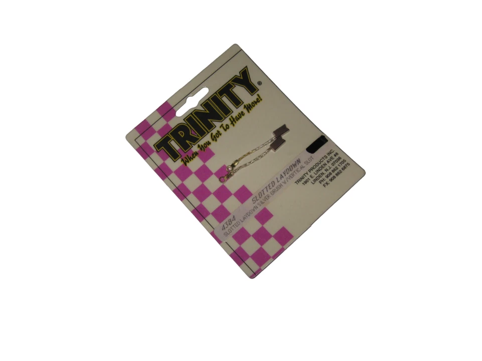 Vintage RC Trinity Slotted Silver Motor Brushes With Eyelet Laydown (2) 4384 - Image 1 of 1