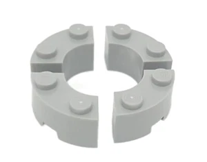 4 Stück LEGO Kreisstein 2x2 1/4, hellgrau, 4567448, NEU  - Afbeelding 1 van 2