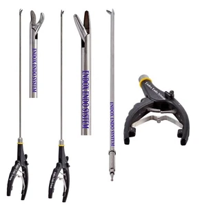 Soporte de aguja para laparoscopia 5 m Cuv & St mandíbula TC desmontable mango ligero importado 2 piezas - Imagen 1 de 12