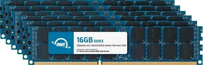 OWC 96GB (6x16GB) PC3-8500 ECC Reg Memory RAM for 09-10 Mac Pro Nehalem, Xserve - Image 1 of 4