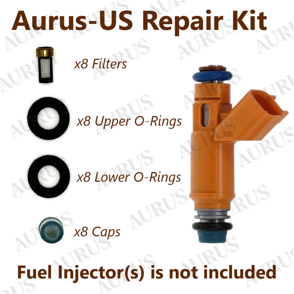KIT REPARACIÓN INYECTORES COMBUSTIBLE X8 PARA 2003-2009 LR3 Range Rover Jaguar S-Type XK8 XJ8 Foto 1 de 1