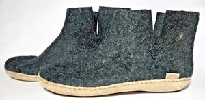 Glerups Wool Slipper Boots with Leather Sole, Women's Size EU 41 / US 10 - Picture 1 of 3