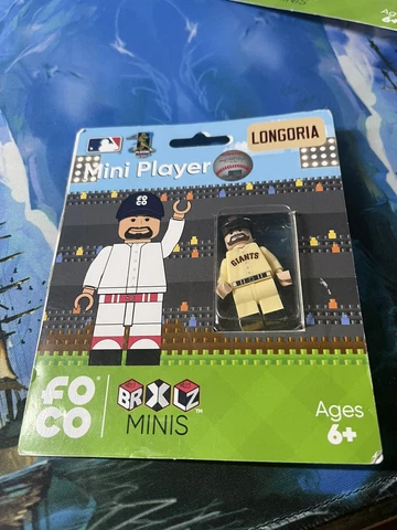 NEW Foco Mini Figure Player BRXLZ #10 Longoria Giants MLB New Sealed Cover
