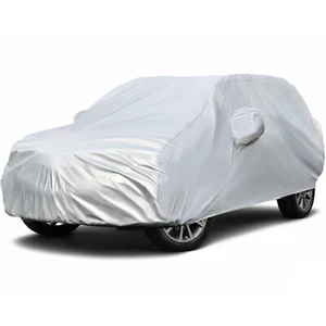 Waterproof Full Car Cover For SUV Van Truck In Out Door Dust UV Ray Rain Snow - Picture 1 of 12