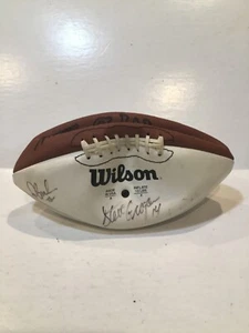Pallone firmato squadra New England Patriots NFL Steve Grogan molto altro! - Foto 1 di 9