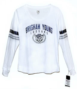 Brigham Young Cougars J-America Woman’s Long Sleeve Shirt Size Small NWT - Picture 1 of 4