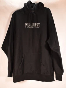 Pleasures Herren Hoodie 2XL schwarz Fleece Sweatshirt - Bild 1 von 3