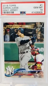 2018 Topps Aaron Judge Variation “Future Stars Gray Jersey” PSA 10 Gem 💎 - Picture 1 of 2