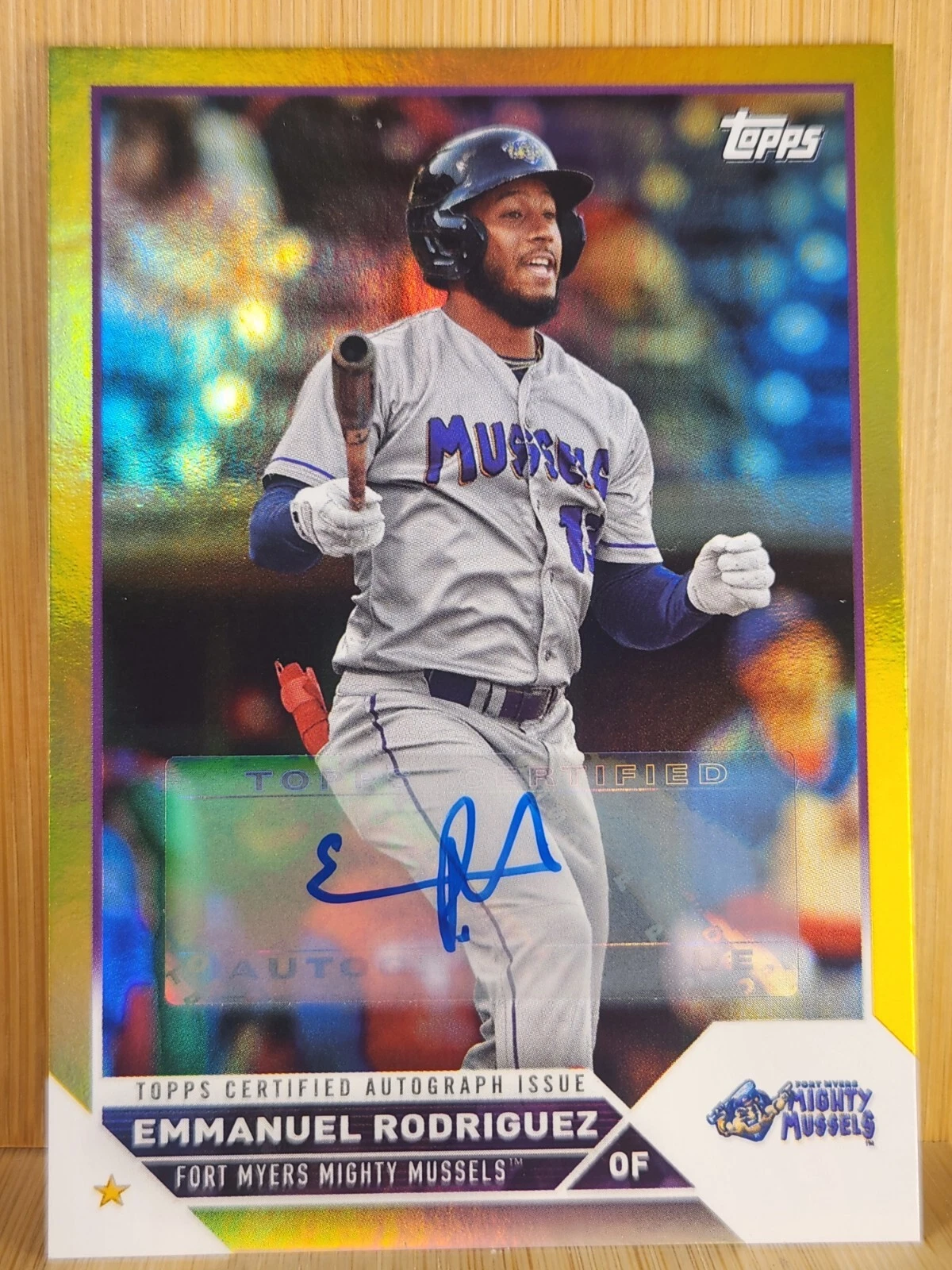 Emmanuel Rodriguez - 2023 Topps Pro Debut - Gold Foil #PD-27  /50 (RC)