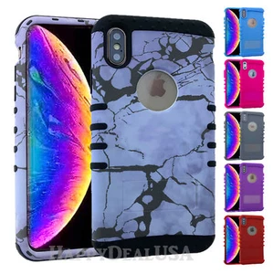 Funda protectora rebanada híbrida mármol 42 para Apple iPhone XS MAX - KoolKase - Imagen 1 de 7