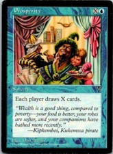 Prosperity Magic The Gathering Visions Card Light Play X1