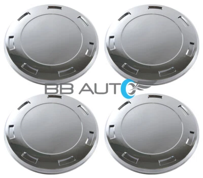 NEW FOR 07-14 CADILLAC ESCALADE ESV EXT 22" ALL CHROME WHEEL HUB CENTER CAPS SET - Image 1 of 4