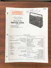 Superscope CR-800 Radio / Cassette Service Manual *Original*