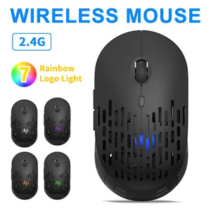 2.4GHz 1600DPI USB Rechargeable LED Wireless Optical Gaming Mouse for PC Laptop - Picture 1 of 8