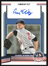 2023 USA BB Stars/Stripes 18U National Team Signatures #20 Cameron Tilly Auto 