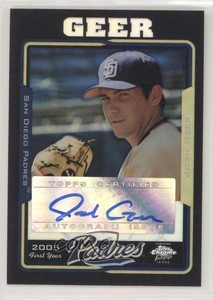 2005 Chrome Update & Highlights Black Refractor /200 Josh Geer Rookie Auto RC