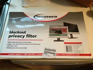 Innovera Black-Out Privacy Filter for 19" Widescreen LCD (IVRBLF190W) - Picture 1 of 2