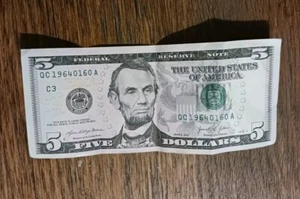 Birthday 5 Dollar Bill 1 6 1964 - Picture 1 of 2