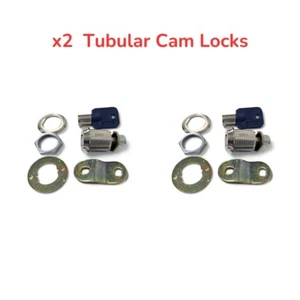 2pcs /lot Tubular Cam Locks #6083 Arcade Machine Parts Short Cash Door Tool Box - Picture 1 of 6