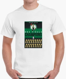 Boston Celtics T-Shirt Herren Large Weiß Grafik Rundhals Kurzarm Freizeit - Bild 1 von 1