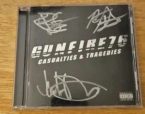 HANDSIGNIERTE GUNFIRE 76 - OPFER & TRAGÖDIEN CD MITTWOCH 13 ORIGINAL - Bild 1 von 5