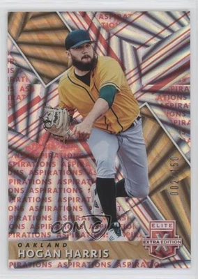 2019 Panini Elite Extra Edition Aspirations Red /150 Hogan Harris #145 - Image 1 of 2