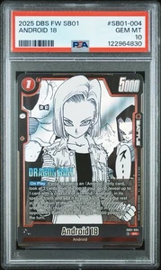 SB01-004 Android 18 (SR) Dragon Ball Super: Fusion World - Manga Booster 01 - Picture 1 of 2