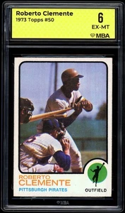 1973 Topps #50 Roberto Clemente MBA 6 CENTERED EYE APPEAL - Picture 1 of 2