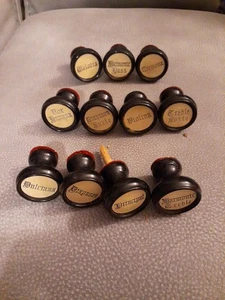 Lot Of 11 Wood Vintage Pump Organ Knobs - Picture 1 of 5