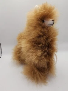 Alpaca Warehouse Brown Plush Made With Real Soft Alpaca Fur Stuffed Animal  - Picture 1 of 8