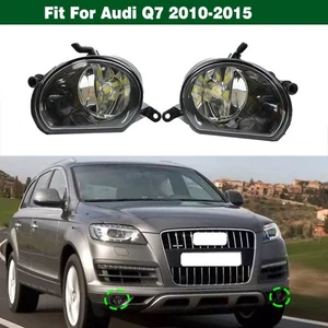 Pair Front Bumper LED Fog Lights Driving Spot Lamps Bulbs For Audi Q7 2010-2015 - Imagen 1 de 10