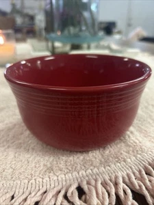 Homer Laughlin Fiestaware Red 6" GUSTO BOWL 24 Oz. Cereal Chili Soup Farmhouse - Picture 1 of 7