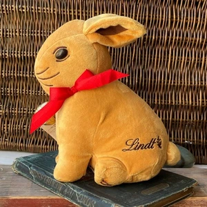 Lindt Gold Bunny Plush Soft Toy Zip Compartment 2014 NO Chocolates 10" - Picture 1 of 8