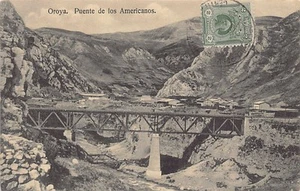 Peru - OROYA - Puente de los Americanos - Ed. Naranjo y Cia - Picture 1 of 2