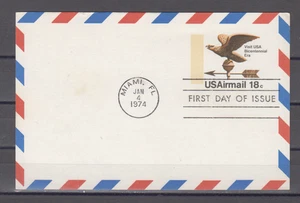 USA  1974 / FDC  - 18 CENT  AIR MAIL POSTAL CARD - SCOTT # UXC15 - Picture 1 of 1