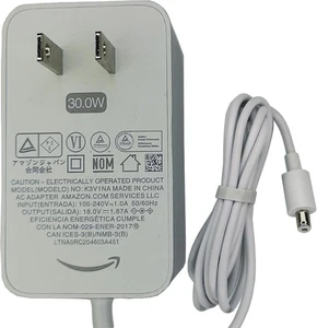 Original 18V 1,67A 30W AC/DC Adapter für Echo (3. Gen) Echo Plus (2. Gen) - Bild 1 von 5