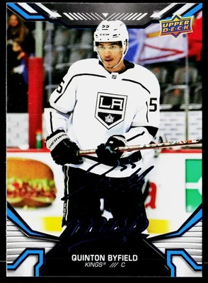 2022-23 Upper Deck MVP Blue Script Quinton Byfield #198 Los Angeles Kings - Image 1 of 2