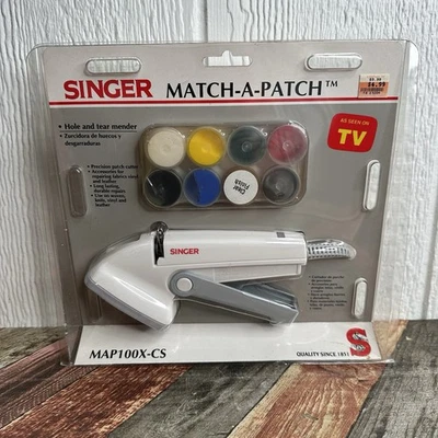 Singer Match-a-Patch Hole and Tear Mender Vintage NEW! - Image 1 of 4