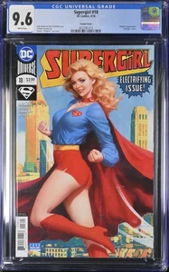 Supergirl #18 CGC 9.6 DC Comics 2018 Artgerm Lau Variant Vintage Cover Mokkari - Picture 1 of 2