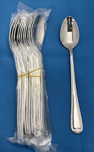 12 Iced Tea Spoons Reed & Barton Domain Flatware Set Stainless - Picture 1 of 4