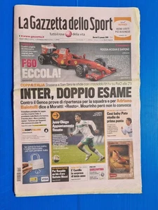 GAZZETTA DELLO SPORT 13 JANUARY 2009 CRISTANO RONALDO WINS FIFA WORLD PLAYER - Picture 1 of 1